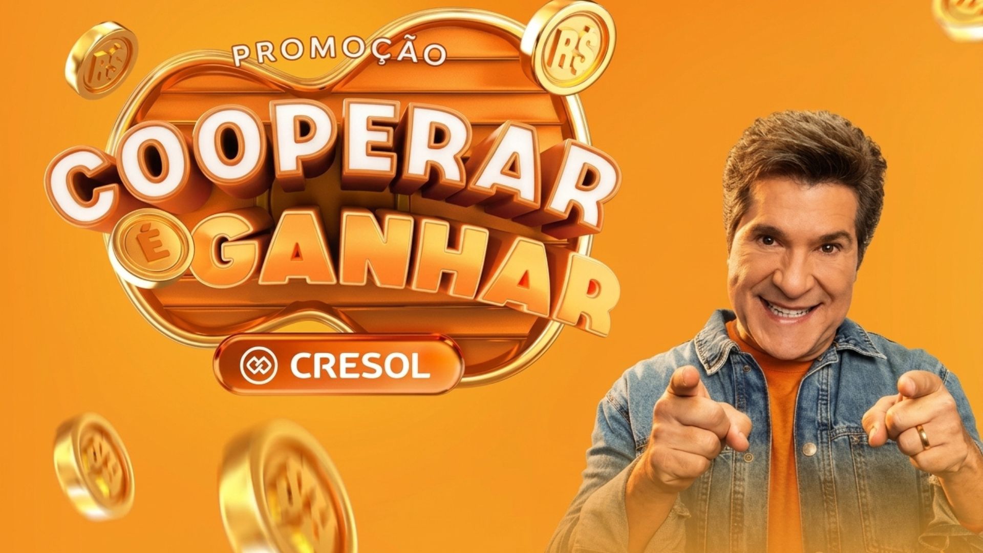 A cada R$ 100 em aplicação, cooperado concorre a R$ 12 milhões na campanha Cooperar é Ganhar da Cresol Evolução