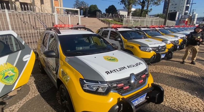 Francisco Beltrão sedia entrega de mais de 50 viaturas e equipamentos para forças de segurança do Sudoeste