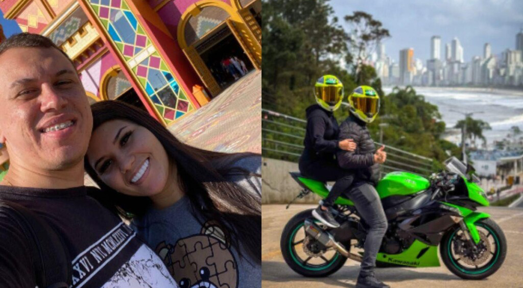 Casal morre em grave acidente entre motocicleta e caminhão-guincho em SC