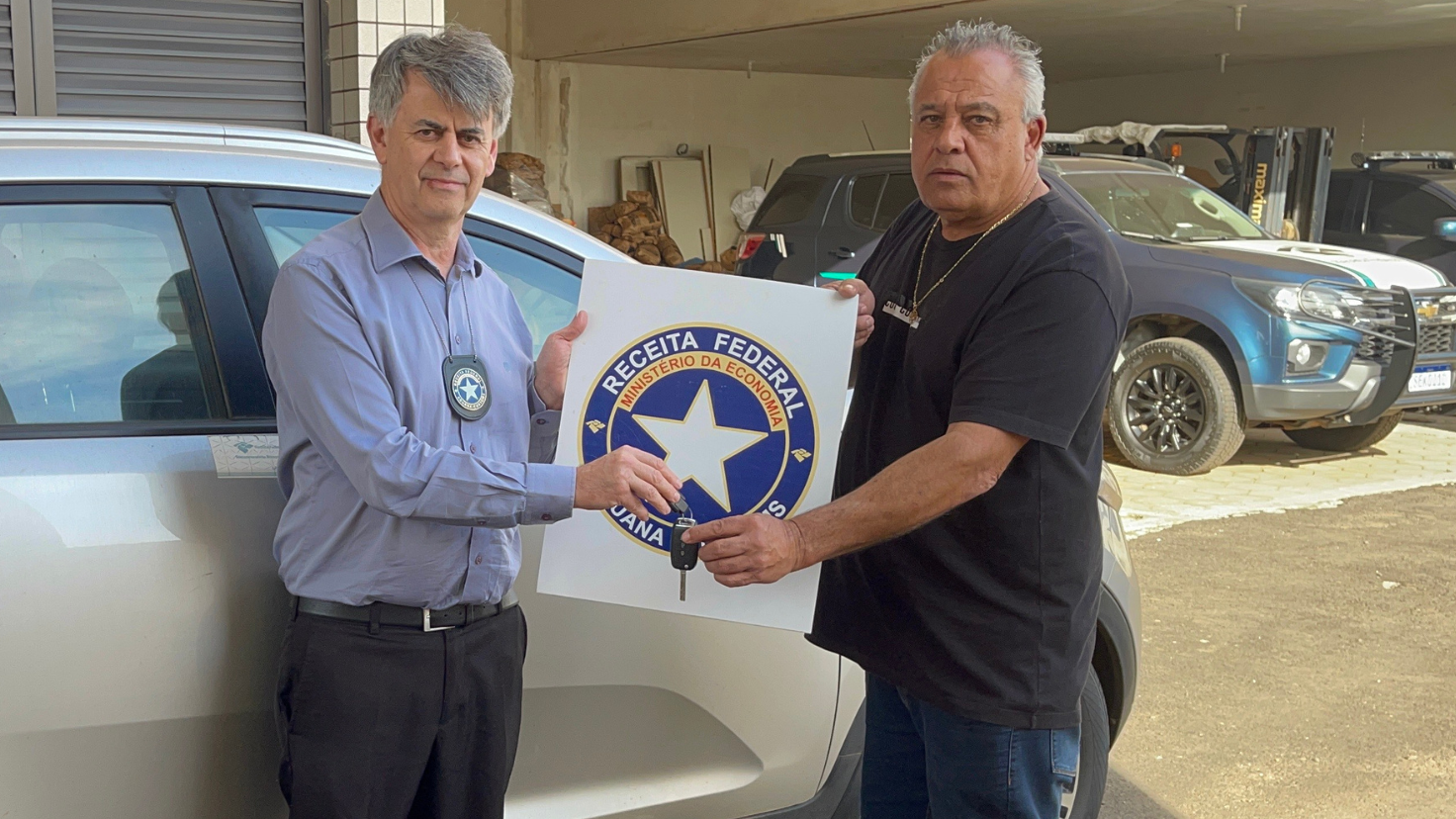 Receita Federal destina veículo seminovo ao CIF