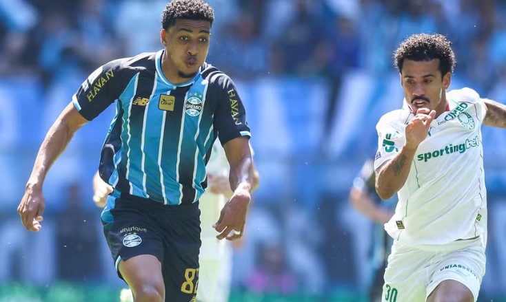 Palmeiras esbarra em Weverton e fica no 0 a 0 com o Grêmio