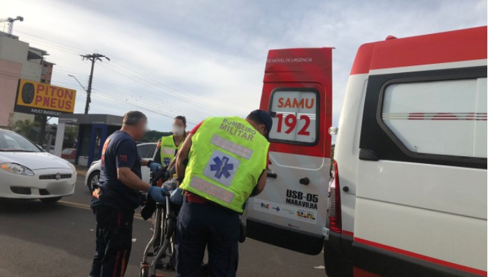Atropelamento é registrado em avenida no Centro