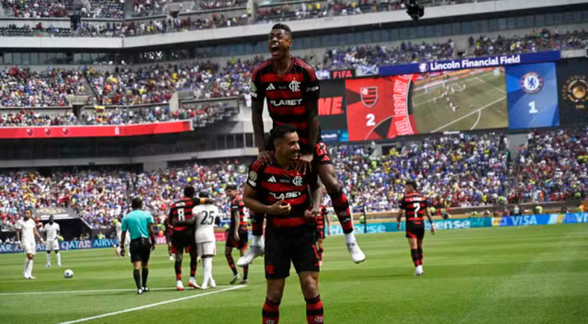 Flamengo vence Chelsea de virada e abre vantagem na liderança do Grupo D