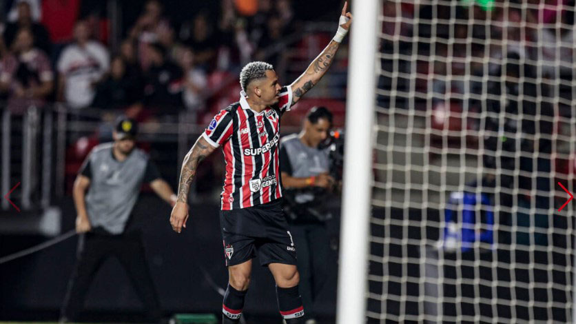 São Paulo vence O’Higgins e assume controle no grupo da Sul-Americana