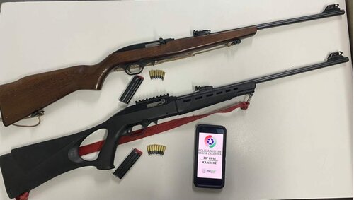 Dois homens foram presos com rifles no Oeste de SC