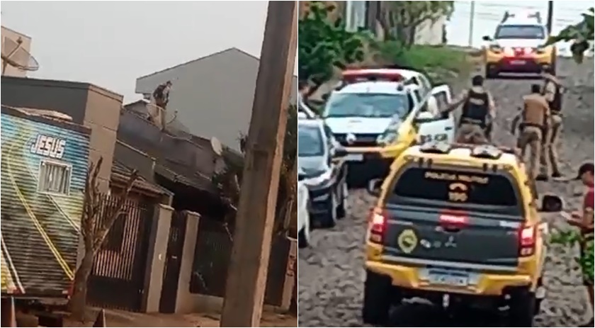 Ladrão é preso após se esconder em chaminé de churrasqueira no Bairro Jardim Itália