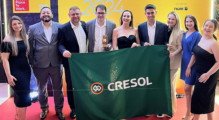 Cresol é eleita uma das melhores empresas para trabalhar em Santa Catarina