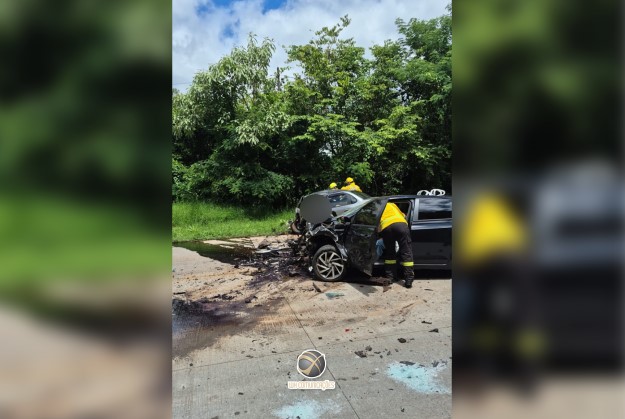 Acidente grave com óbito na BR-163 envolve dois carros e uma carreta entre Guaraciaba e São José do Cedro