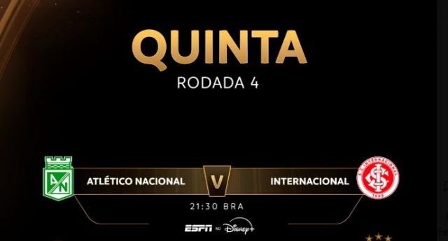 Atlético Nacional x Inter: onde assistir, horário e escalações pela Libertadores