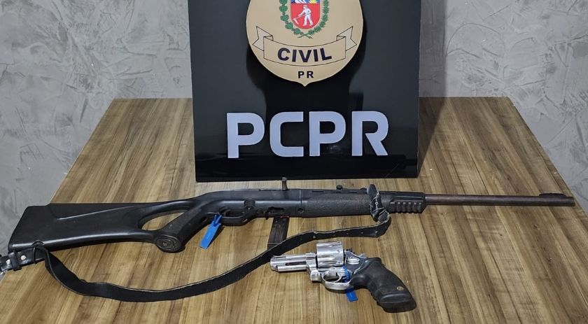 Homem é preso por posse irregular de arma de fogo