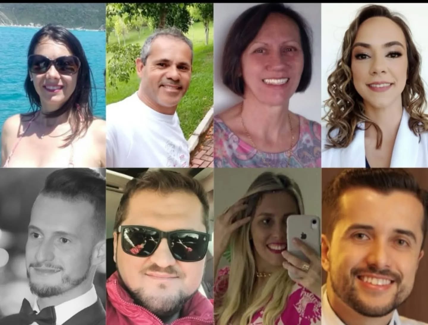 Identificadas as oito vítimas fatais, entre elas casais, mãe e filha e dois médicos