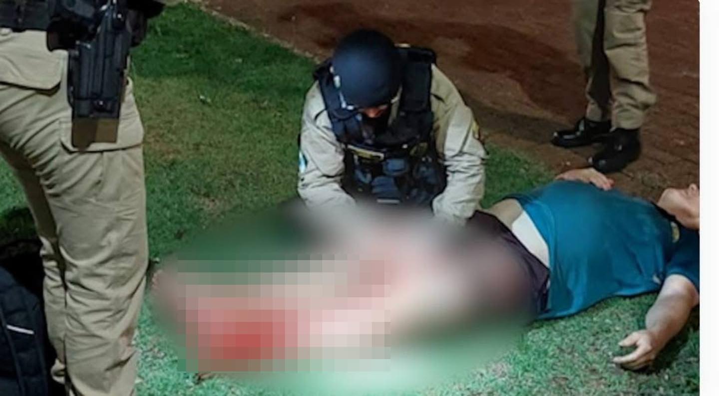 Imagens da PM revelam gravidade de ataque de cães que feriram casal