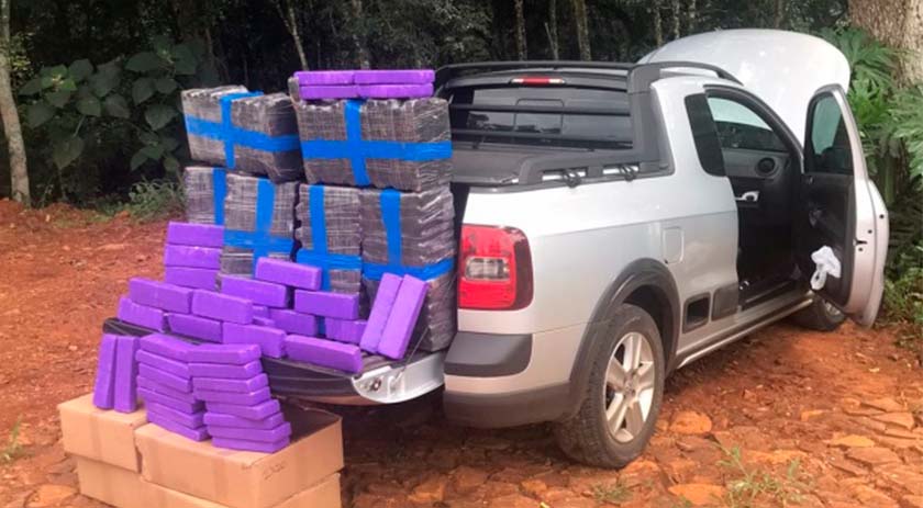 Polícia apreende 125 quilos de maconha