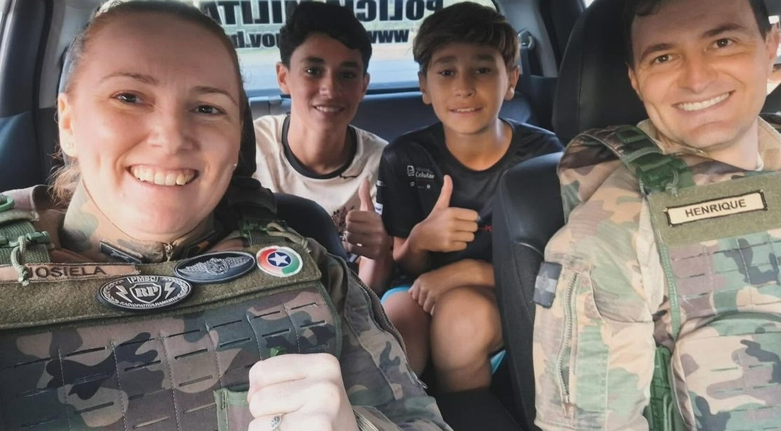 Adolescentes realizam sonho e acompanham patrulhamento da Polícia Militar Ambiental