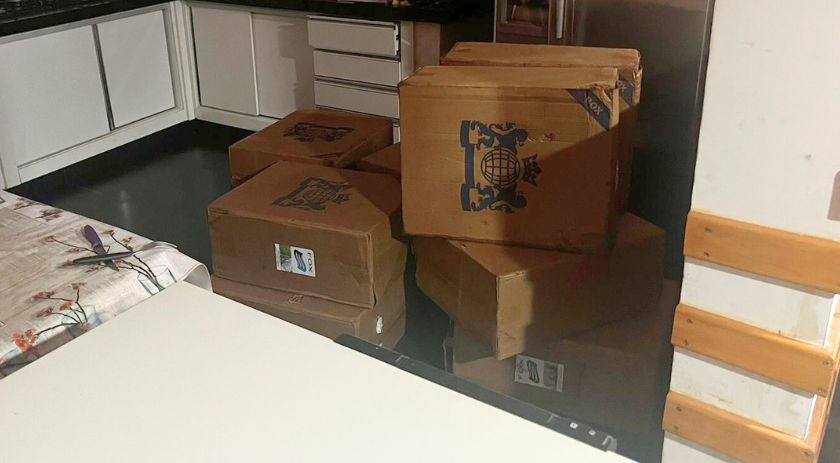 BPFRON Apreende cigarros contrabandeados