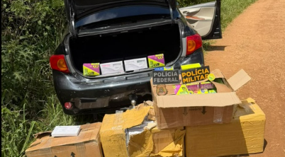 PF apreende 200 canetas emagrecedoras e 450 cigarros eletrônicos