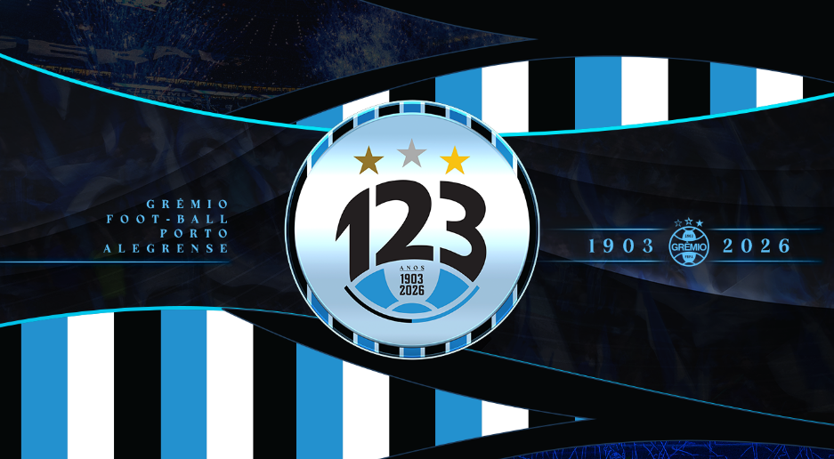 Grêmio completa 123 anos celebrando história, tradição e paixão da torcida