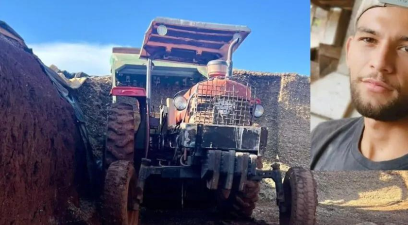 Jovem de 21 anos morre após cair dentro de maquina agrícola