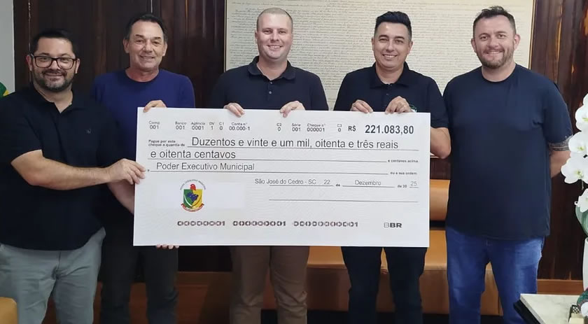 Câmara de Vereadores devolve mais de R$ 221 mil ao Executivo