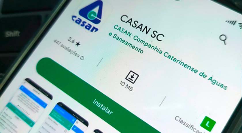 Casan disponibiliza aplicativo para pagamento de faturas e solicitações sobre abastecimento