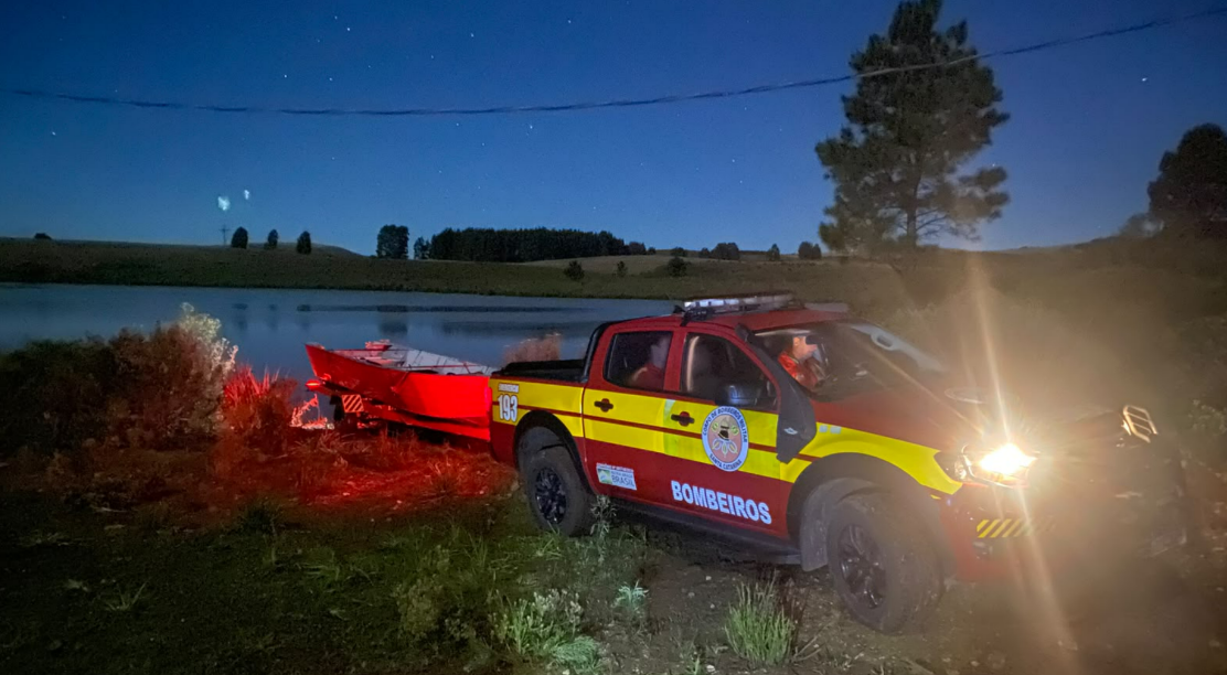 Sonar auxilia bombeiros a localizar vítima submersa em açude em SC