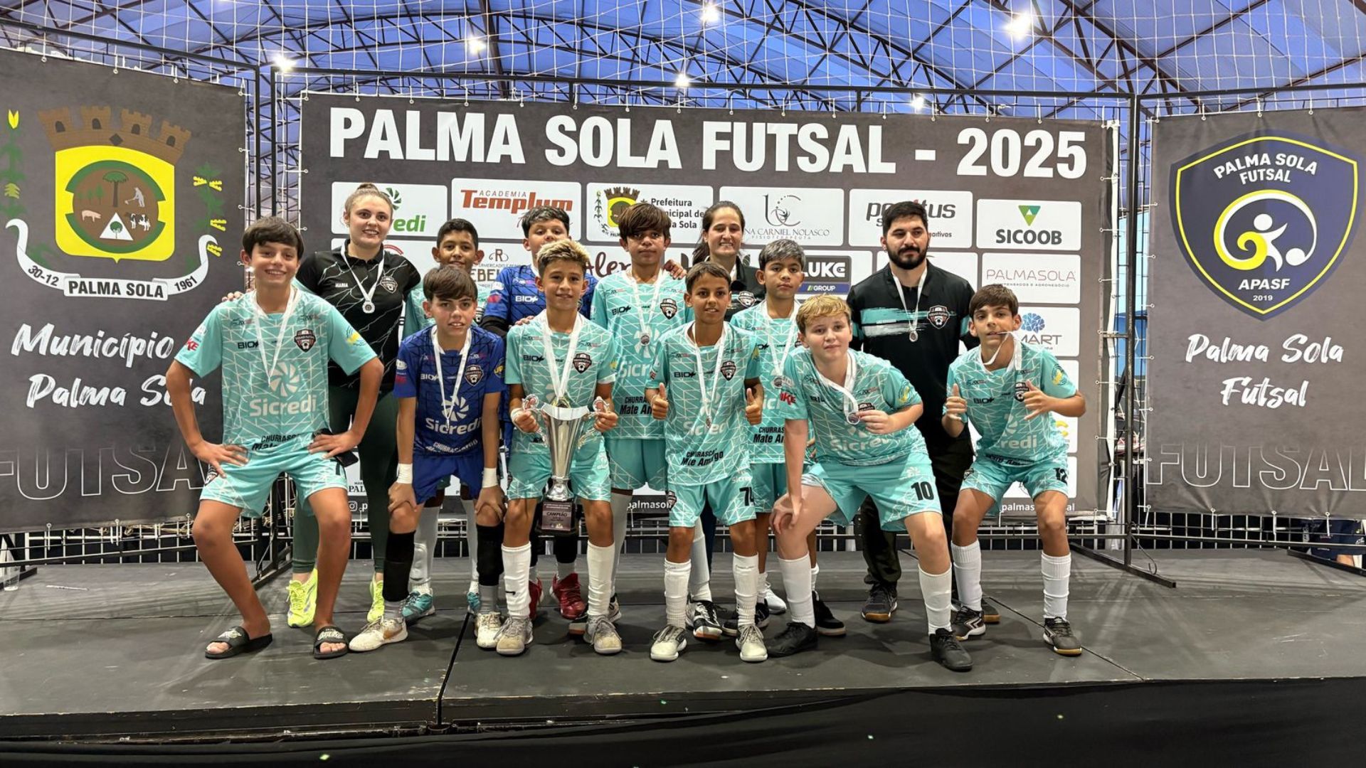 Squad Futsal Sub-13 conquista título da 3ª Copa Palma Sola – Série Prata