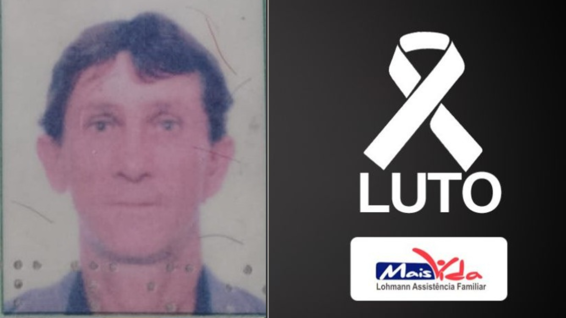 Comunicamos o falecimento de Arantes José  Rockenbach