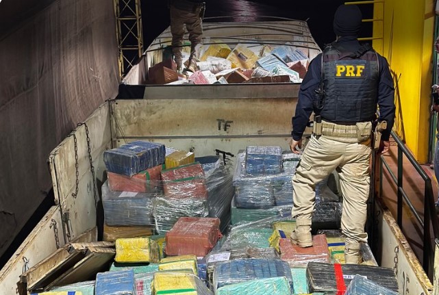 PRF apreende 171 toneladas de drogas no primeiro semestre de 2025