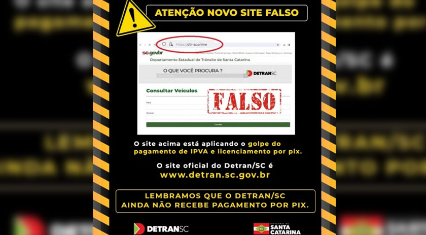 Polícia Civil divulga dicas para evitar golpe do IPVA