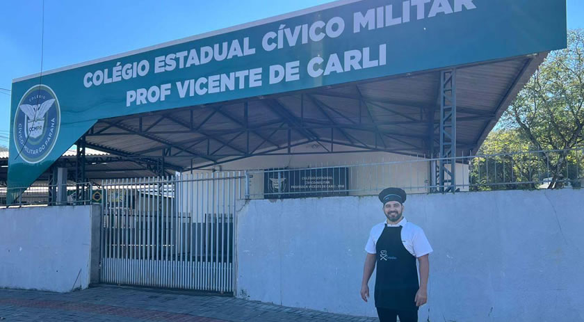 Merendeiro de Francisco Beltrão vence concurso nacional de receitas escolares
