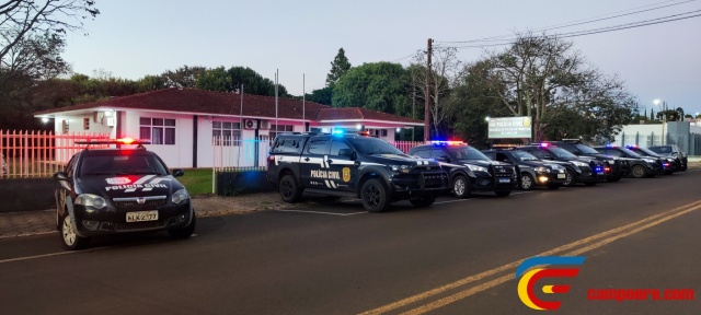 Operação policial mobiliza policiais civis em buscas de armas