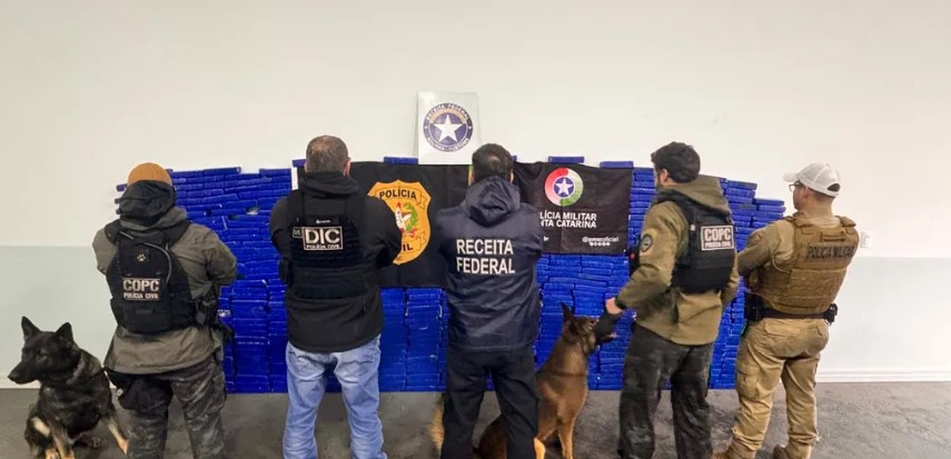Mais de 400 Kg de maconha são apreendidos durante operação conjunta