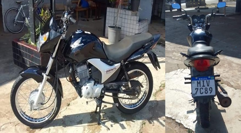 Moto é furtada no Bairro Três Fronteiras
