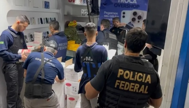 PF faz operação contra grupo que lavou R$ 1 bilhão com importação ilegal de celulares