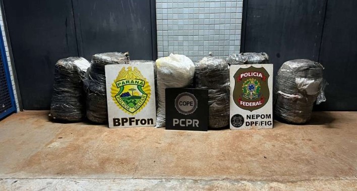 Polícia Federal prende homem suspeito de transportar drogas na fronteira