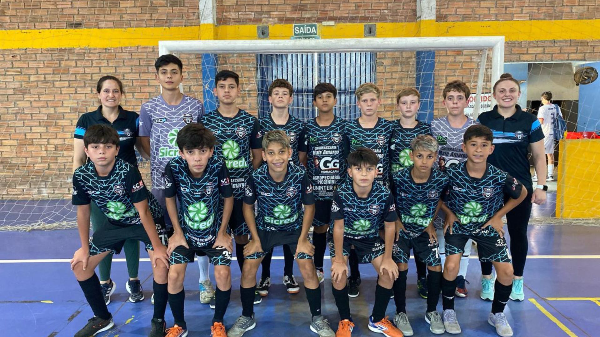 A escolinha Squad Futsal estão classificados para as semifinais da IV Copa Lea