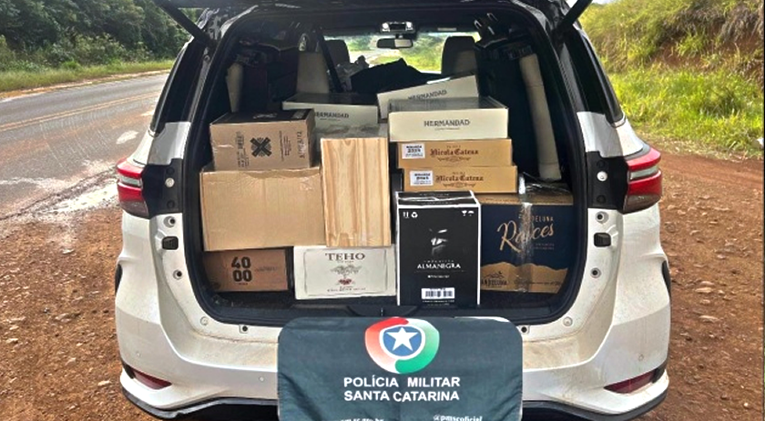 PM apreende mais de R$ 40 mil em mercadorias contrabandeadas