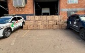 Apreensão de 15 mil maços de cigarros contrabandeados resulta em prisão