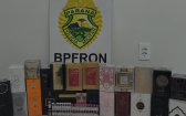 BPFRON apreende perfumes e medicamentos contrabandeados durante operação