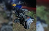 Duas pessoas ficam feridas após queda de motocicleta na SC-163
