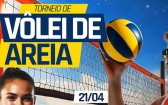 Inscrições abertas para o Torneio de Vôlei de Areia na Praça Dalilo Quintino Pereira