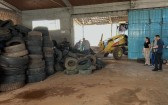 Município realiza destinação correta de cerca de mil pneus inservíveis recolhidos no Ecoponto