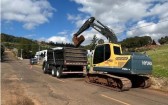 Retomadas as obras na rodovia de acesso ao município