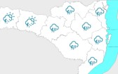Frente fria muda o tempo em SC e traz previsão de temporais a partir desta quinta-feira