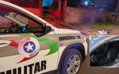Homem é preso após agredir mulher, tentar incendiar carro e ameaçar testemunha