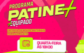 Projeto Patine + Equipado terá entrega de novos materiais na próxima quarta-feira
