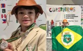 Brasileiro de 8 anos conquista medalha em olimpíada internacional de ciência nos Estados Unidos
