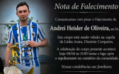 Comunicamos o falecimento de Andrei Heisler de Olivera