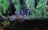 Motorista é resgatado após saída de pista e queda em ribanceira na BR-158