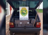 BPFRON apreende veículo carregado com bebidas estrangeiras em Barracão-PR